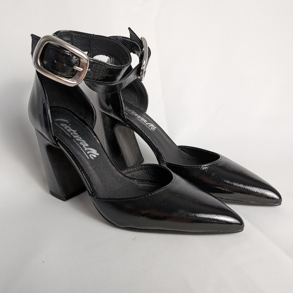 L'INTERVALLE Heel Pointed Toe Women Shoes Sandals Size 36 = 5.5-6 US Leather - Picture 1 of 10